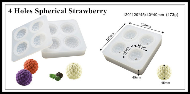 Forma do pieczenia ciasta SHENHONG Silikonowa 3D - idealna na lato, ślubne desery z owocami - Wianko - 37