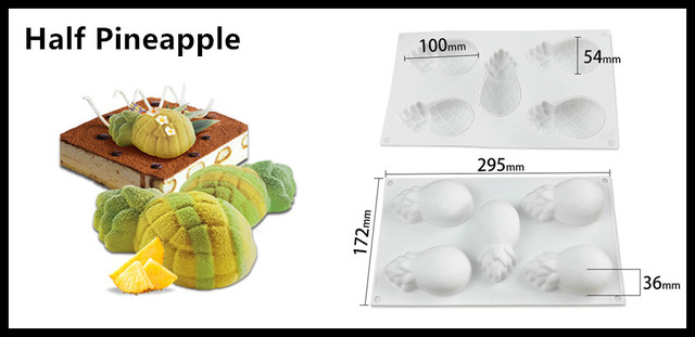 Forma do pieczenia ciasta SHENHONG Silikonowa 3D - idealna na lato, ślubne desery z owocami - Wianko - 15