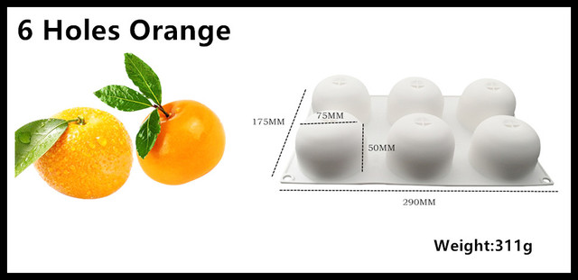 Forma do pieczenia ciasta SHENHONG Silikonowa 3D - idealna na lato, ślubne desery z owocami - Wianko - 49