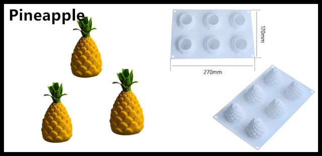 Forma do pieczenia ciasta SHENHONG Silikonowa 3D - idealna na lato, ślubne desery z owocami - Wianko - 17