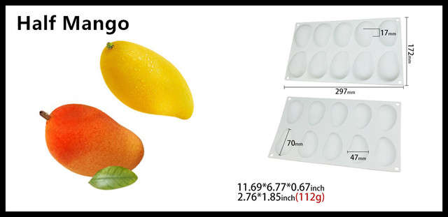 Forma do pieczenia ciasta SHENHONG Silikonowa 3D - idealna na lato, ślubne desery z owocami - Wianko - 29