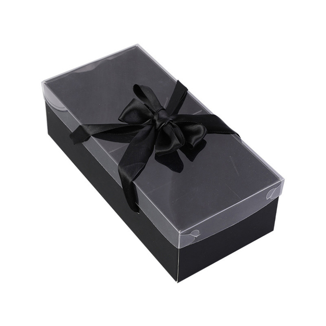 Pudełko na prezenty Packag złoty czarny - przenośne pudełko na kwiaty i inne prezenty dla Dzień Matki, komunii, narodzin i innych okazji - Wianko - 14