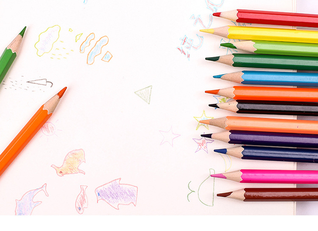24 kolorowe kredki profesjonalne Lapices De dla dzieci i artystów, HB ołówek do malowania i szkoły - Wianko - 10