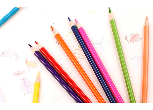 24 kolorowe kredki profesjonalne Lapices De dla dzieci i artystów, HB ołówek do malowania i szkoły - Wianko - 9