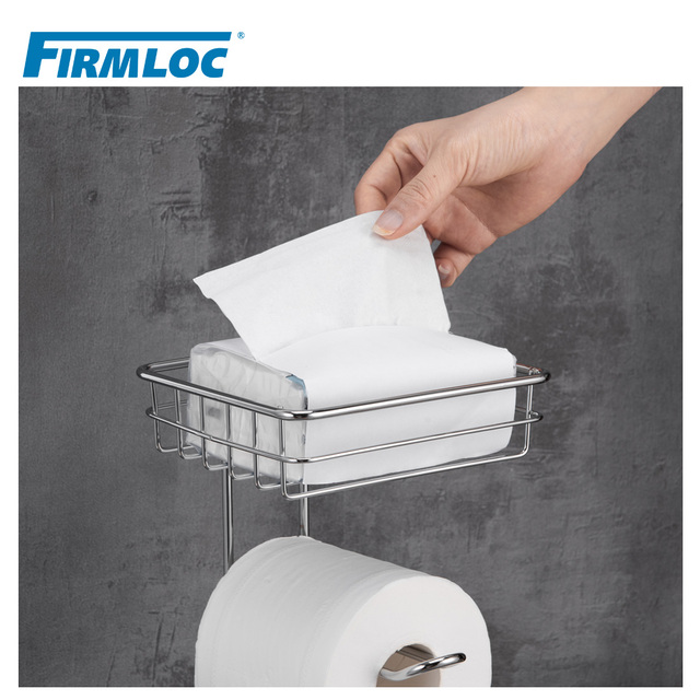Stojak na papier toaletowy z dozownikiem ze stali nierdzewnej do łazienki i kuchni - organizator ręczników i tkanin - Wianko - 10