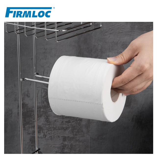 Stojak na papier toaletowy z dozownikiem ze stali nierdzewnej do łazienki i kuchni - organizator ręczników i tkanin - Wianko - 8