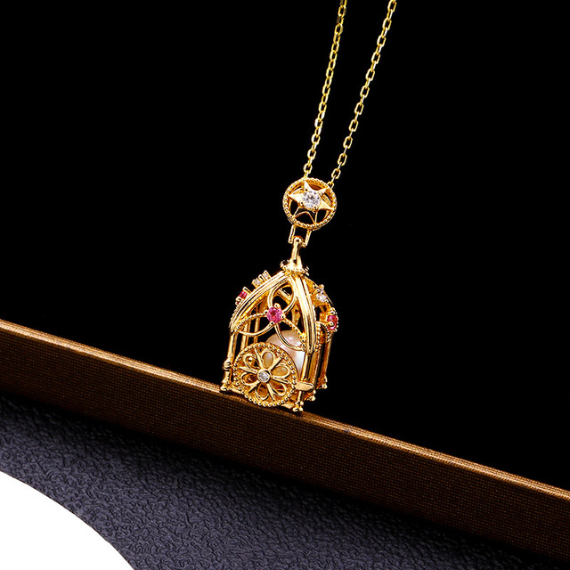 Naszyjnik LAMOON z naturalną perłą słodkowodną i wisiorkiem w kształcie gwiazdy Vintage w srebrnym złoceniu na prezent urodzinowy - Wianko - 2