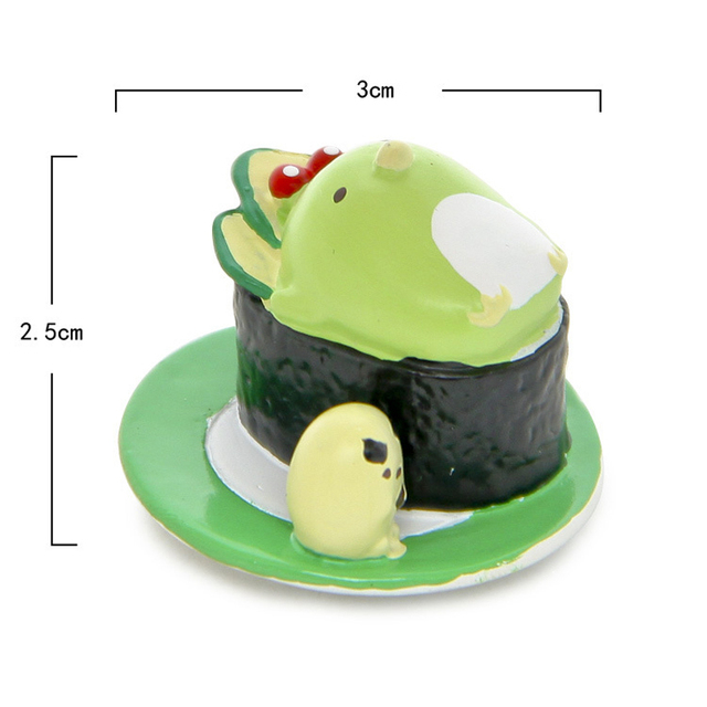 Sushi Sumikko Gurashi - Figurka PVC San-X Corner Bio zwierzątka - Zabawki dla dzieci - Prezenty świąteczne - Wianko - 15