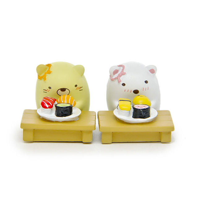 Sushi Sumikko Gurashi - Figurka PVC San-X Corner Bio zwierzątka - Zabawki dla dzieci - Prezenty świąteczne - Wianko - 5