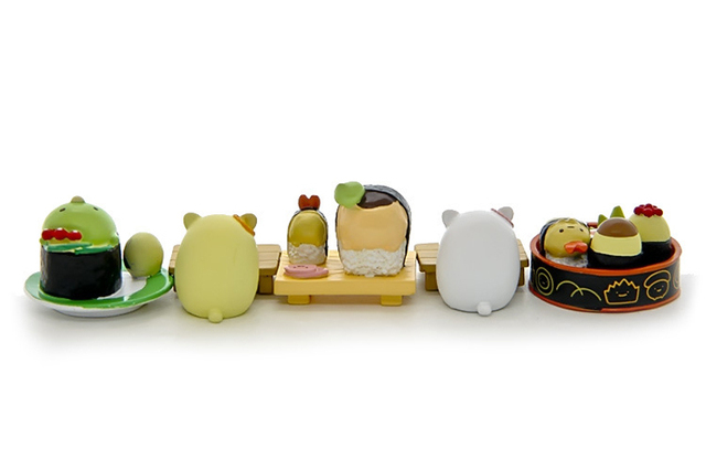 Sushi Sumikko Gurashi - Figurka PVC San-X Corner Bio zwierzątka - Zabawki dla dzieci - Prezenty świąteczne - Wianko - 4