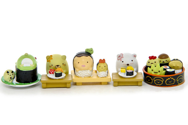 Sushi Sumikko Gurashi - Figurka PVC San-X Corner Bio zwierzątka - Zabawki dla dzieci - Prezenty świąteczne - Wianko - 2