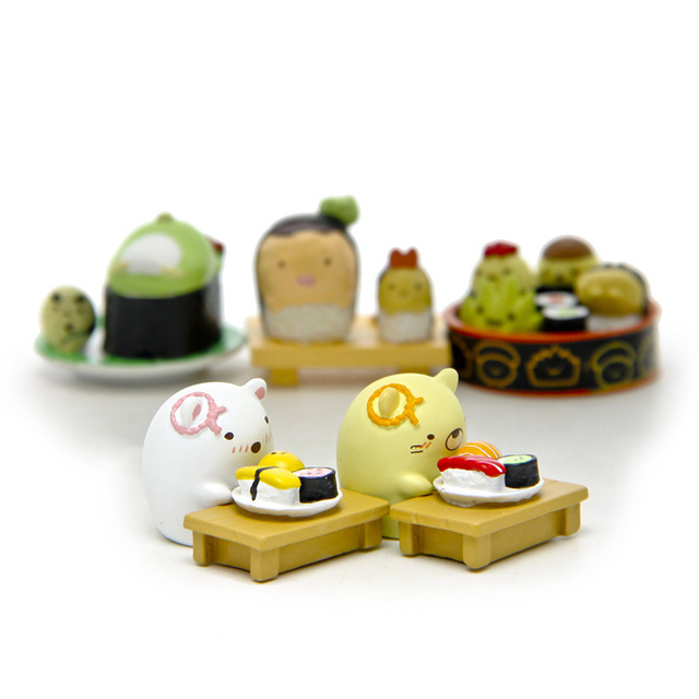Sushi Sumikko Gurashi - Figurka PVC San-X Corner Bio zwierzątka - Zabawki dla dzieci - Prezenty świąteczne - Wianko - 13