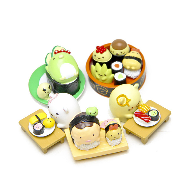 Sushi Sumikko Gurashi - Figurka PVC San-X Corner Bio zwierzątka - Zabawki dla dzieci - Prezenty świąteczne - Wianko - 10