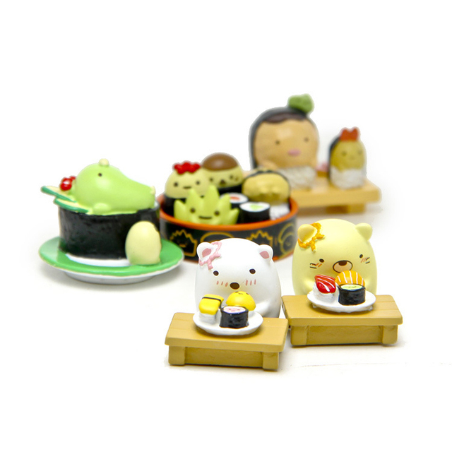 Sushi Sumikko Gurashi - Figurka PVC San-X Corner Bio zwierzątka - Zabawki dla dzieci - Prezenty świąteczne - Wianko - 11