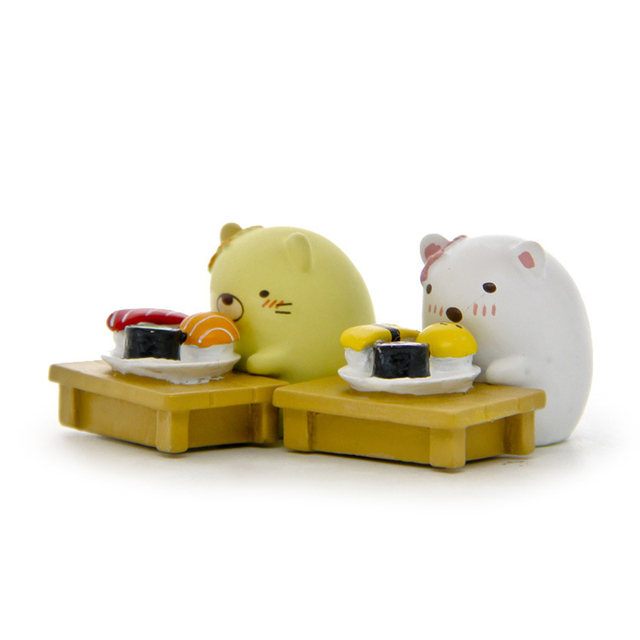 Sushi Sumikko Gurashi - Figurka PVC San-X Corner Bio zwierzątka - Zabawki dla dzieci - Prezenty świąteczne - Wianko - 6