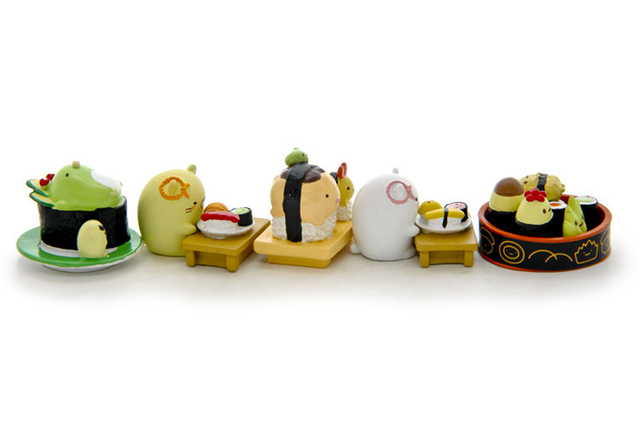Sushi Sumikko Gurashi - Figurka PVC San-X Corner Bio zwierzątka - Zabawki dla dzieci - Prezenty świąteczne - Wianko - 3