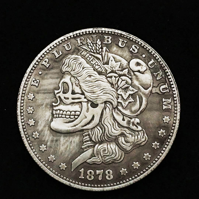 Oryginalna niemiecka moneta ze złotym srebrnym szkieletem w albumie kolekcjonerskim dla kolekcjonerów monet - Wianko - 1