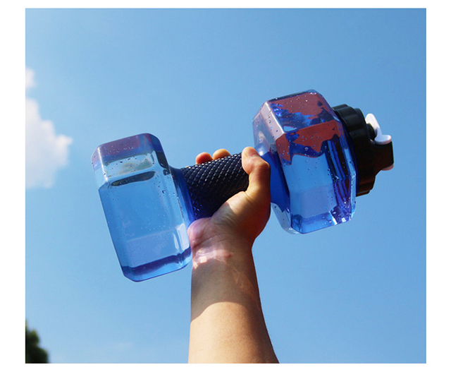 Z regulacją ciężaru hantle wtrysku wody mężczyzna Fitness kobieta domu kubek wody ćwiczenia ramię sprzęt do ćwiczeń mięśni czajnik - Wianko - 12