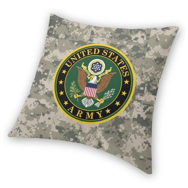 Poszewka na poduszkę Armia Stanów Zjednoczonych - kamuflaż, tkanina taktyczna, dwustronna - Wianko - 3