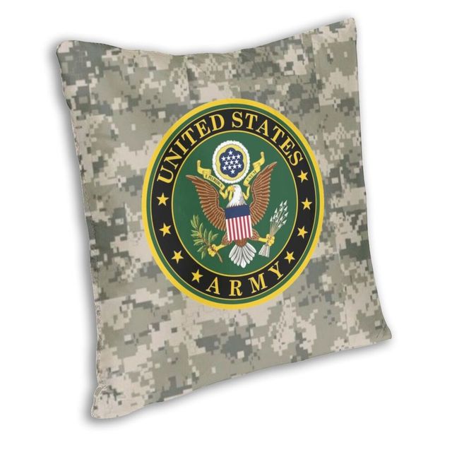 Poszewka na poduszkę Armia Stanów Zjednoczonych - kamuflaż, tkanina taktyczna, dwustronna - Wianko - 2