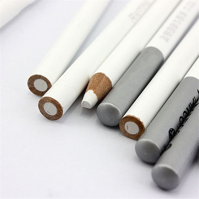 Profesjonalny ołówek do szkicowania węglem, brązowy/biały - Wianko - 9