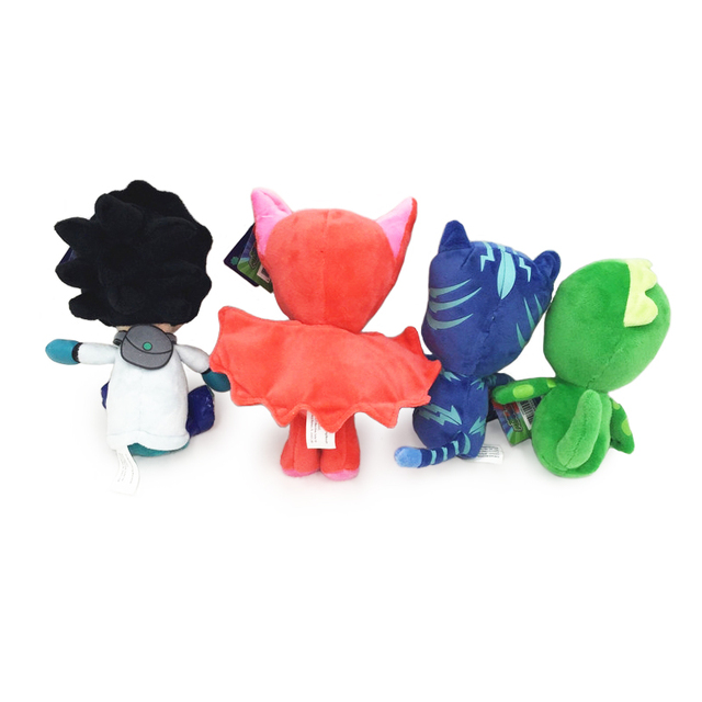 Zestaw 4 pluszowych figurek PJ Maski: Catboy, Owlette, Gekko - Wianko - 2