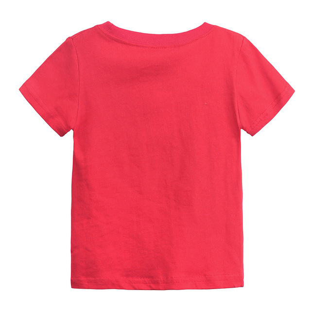 Koszulka dziecięca z bawełny Star z cekinami, krótki rękaw, okrągły dekolt - Wianko - 23