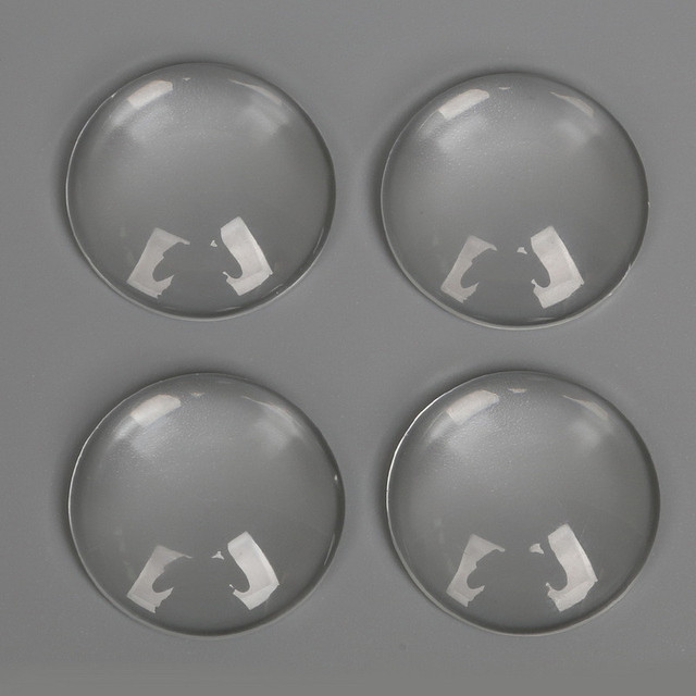 50 sztuk okrągłych płaskich przezroczystych szklanych kaboszonów do tworzenia biżuterii DIY Photo Pendants - taca ustawienia różne rozmiary (8/10/12/14/16/18/20/25/30mm) - Wianko - 3