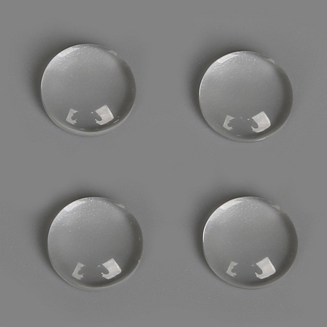 50 sztuk okrągłych płaskich przezroczystych szklanych kaboszonów do tworzenia biżuterii DIY Photo Pendants - taca ustawienia różne rozmiary (8/10/12/14/16/18/20/25/30mm) - Wianko - 7