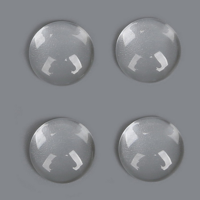 50 sztuk okrągłych płaskich przezroczystych szklanych kaboszonów do tworzenia biżuterii DIY Photo Pendants - taca ustawienia różne rozmiary (8/10/12/14/16/18/20/25/30mm) - Wianko - 6
