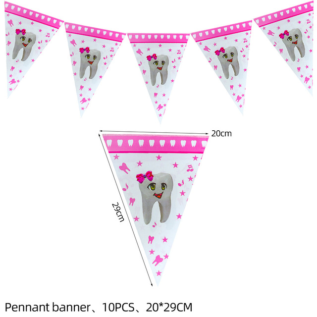 Zestaw 20 różowych peleczek do dekoracji stołu na przyjęcia tematyczne baby shower - Wianko - 5