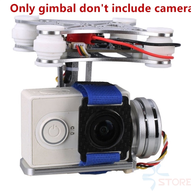 Gimbal bezszczotkowy 2 osiowy dla kamer GoPro, SJCAM, XIAOMI, YI, Eken F450 F550 S500 FPV Drone Multirotor Quadrocopter - Wianko - 13