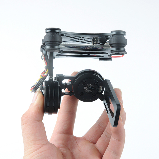 Gimbal bezszczotkowy 2 osiowy dla kamer GoPro, SJCAM, XIAOMI, YI, Eken F450 F550 S500 FPV Drone Multirotor Quadrocopter - Wianko - 5