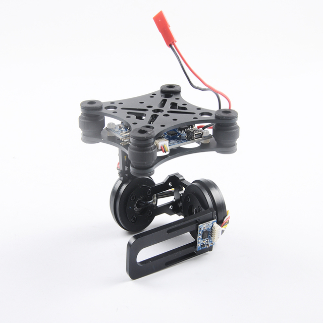 Gimbal bezszczotkowy 2 osiowy dla kamer GoPro, SJCAM, XIAOMI, YI, Eken F450 F550 S500 FPV Drone Multirotor Quadrocopter - Wianko - 7