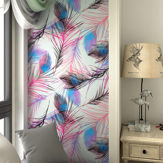 Tapeta samoprzylepna LiKiLiKi styl ludowy z kwiatowymi wzorami do dekoracji ścian wodoodporna w salonie i sypialni - Wianko - 30