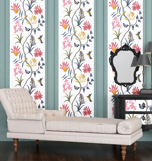 Tapeta samoprzylepna LiKiLiKi styl ludowy z kwiatowymi wzorami do dekoracji ścian wodoodporna w salonie i sypialni - Wianko - 25
