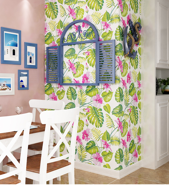 Tapeta samoprzylepna LiKiLiKi styl ludowy z kwiatowymi wzorami do dekoracji ścian wodoodporna w salonie i sypialni - Wianko - 15