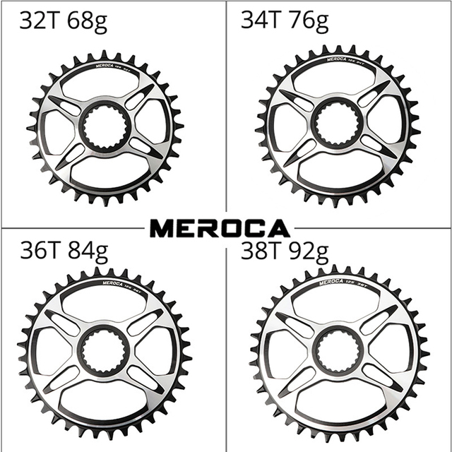 32/34/36/38T 12S Mtb Chainring dla korby bezpośredniego mocowania M6100 M7100 M8100 M9100 - wąska szeroka korona, okrągły mechanizm korbowy Monoplate - Wianko - 5