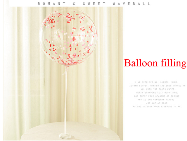Dekoracja Balonowa Bobo Ball Filler Złote Cekiny - 50g/100g - Na Ślub, Urodziny, Firmowe Projekty DIY - Wianko - 9