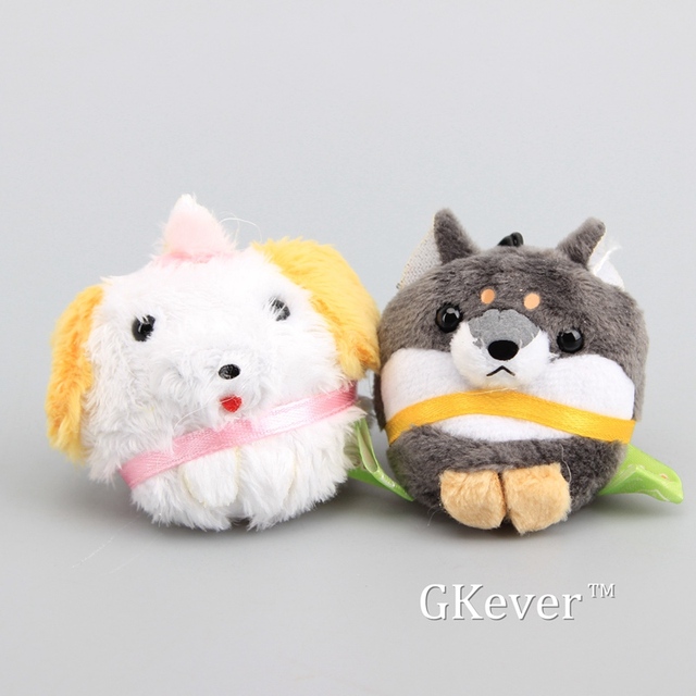 Shiba Inu - 8 sztuk lalki pluszowe wisiorki zabawki dla psów mini szczenię lojalny Pet Kawaii dzieci - Wianko - 3
