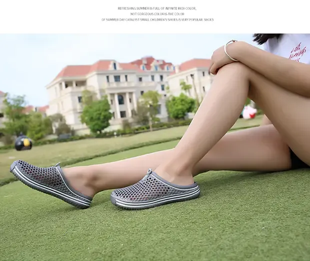 2021 Męskie oddychające kapcie plażowe i sandały na co dzień – antypoślizgowe buty outdoor z amortyzacją do sportów wodnych na plaży - Wianko - 24