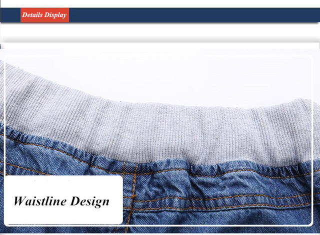 Jeansowe spodenki dla chłopca Design z wzorem kratki, dostępne w rozmiarach od 2 do 14 lat - Wianko - 3