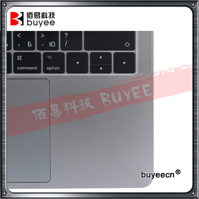 Etui na nadgarstki do klawiatury z touchpadem Macbook Pro Retina 13 A1706, montaż baterii, srebrny/szary - Wianko - 7