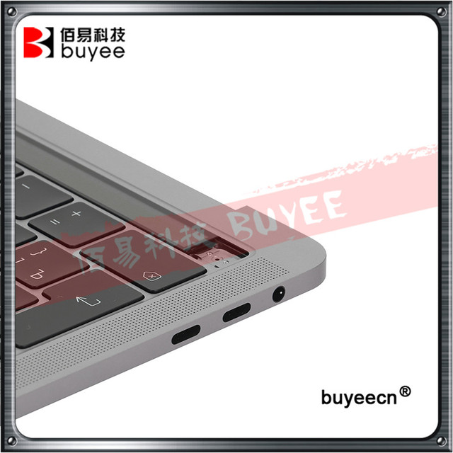 Etui na nadgarstki do klawiatury z touchpadem Macbook Pro Retina 13 A1706, montaż baterii, srebrny/szary - Wianko - 12