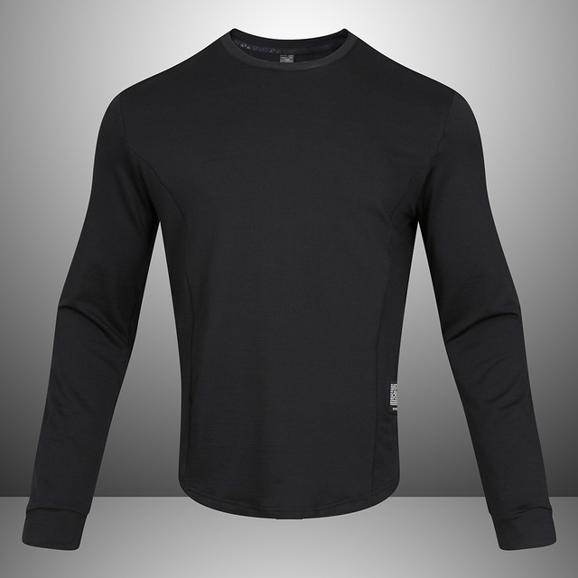 Męska sportowa koszulka do biegania z długim rękawem, elastyczna i oddychająca – Fitness 2021, luźna koszulka męska do siłowni - Wianko - 22