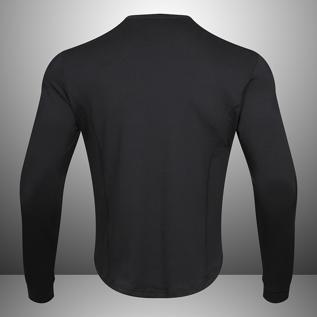 Męska sportowa koszulka do biegania z długim rękawem, elastyczna i oddychająca – Fitness 2021, luźna koszulka męska do siłowni - Wianko - 24