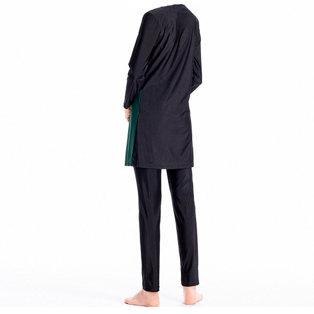 Muzułmański strój kąpielowy dla kobiet z hidżabem - pełne przykrycie, skromny i modny - Wianko - 7