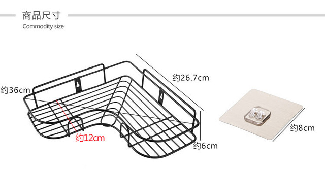 Statyw dziurkacz półka narożna do toalety - uchwyt - Wianko - 5