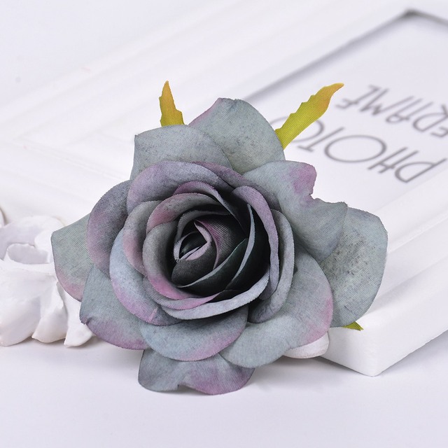 5 sztuk 7cm sztucznych jedwabnych różowych głów kwiatów - idealne do dekoracji domu, wienca, księgi gości oraz DIY rękodzieła - Wianko - 3