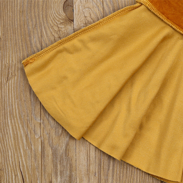 Niemowlęca spódnica letnia/jesienna, aksamitna, jednokolorowa, rozmiar 0-3 lat - Wianko - 16